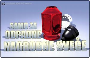 RAVNANJE Z ODPADNIMI NAGROBNIMI SVEČAMI, CVETJEM IN PVC-EMBALAŽO 2